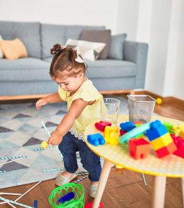 Cleaning habits help to good habits in children