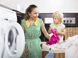 Home family laundry