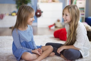 Children crossing their legs instead of W-sitting